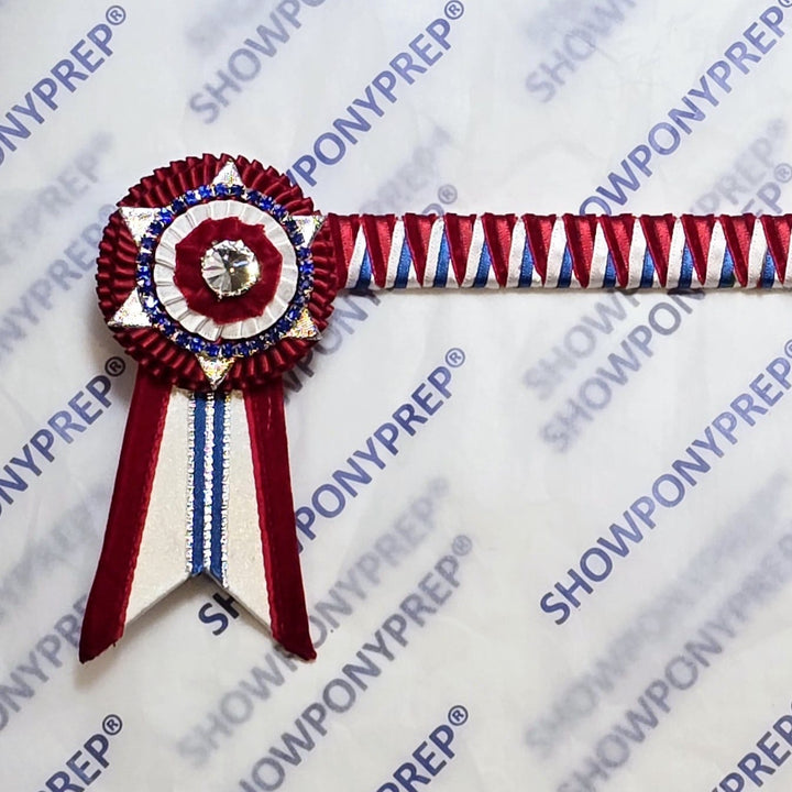15.5” Red, White & Blue Browband