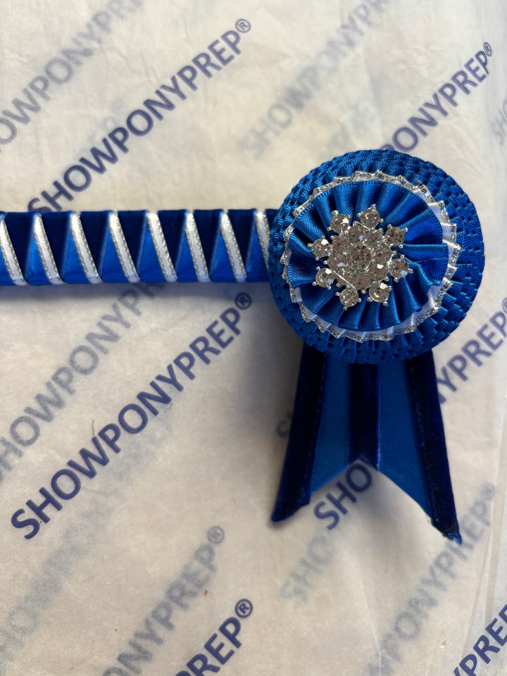 15.5" Blue and Navy Browband