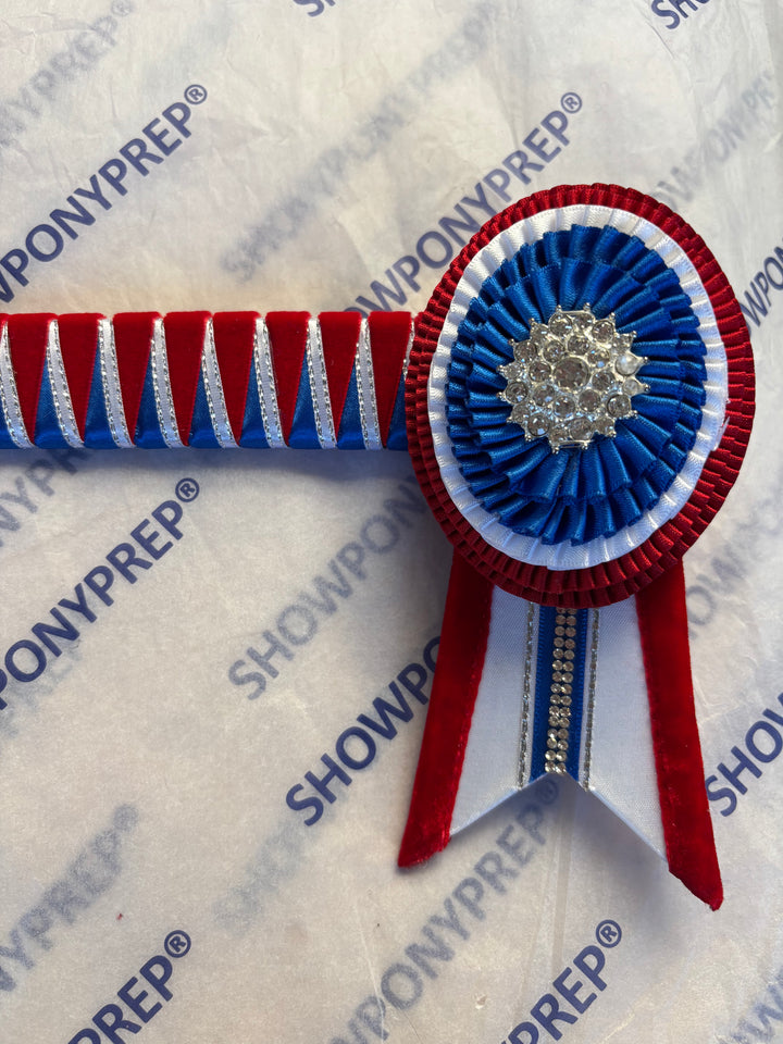 15" Red, White and Blue Browband