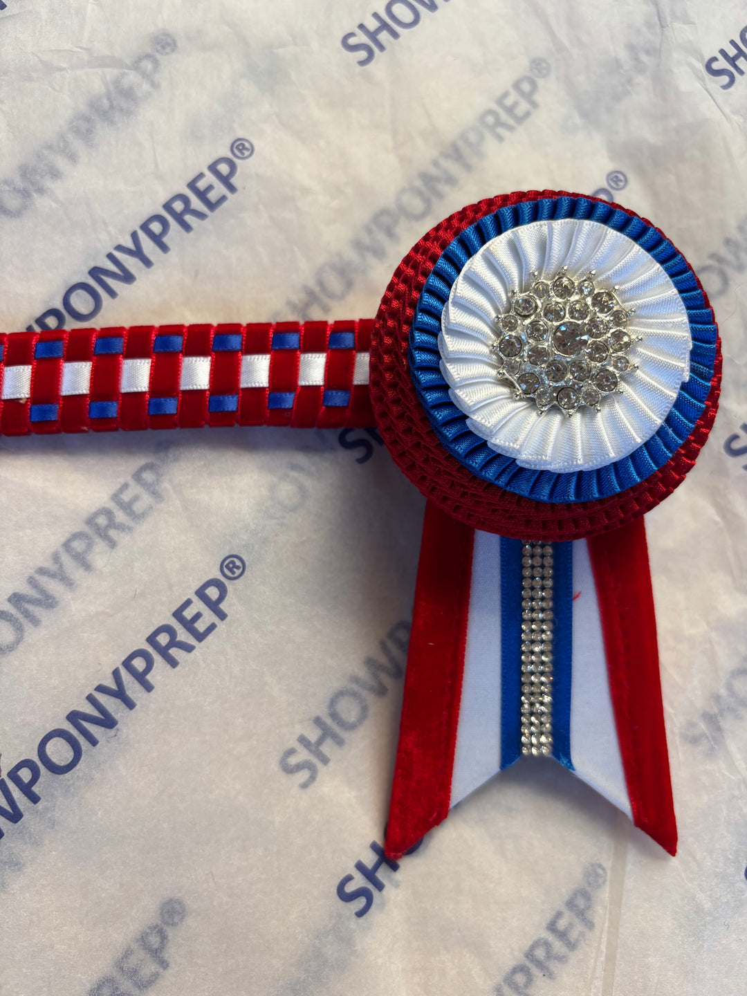 15" Red, White and Blue Browband