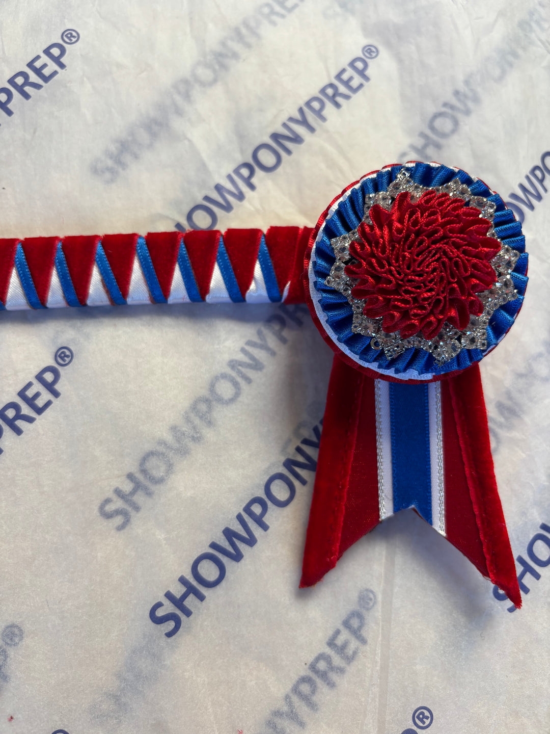15" Red, White and Blue Browband