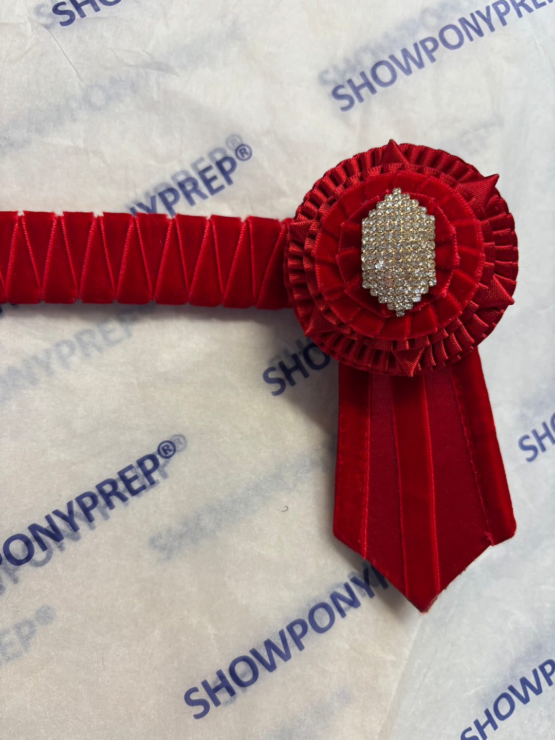 16.5” Red Browband
