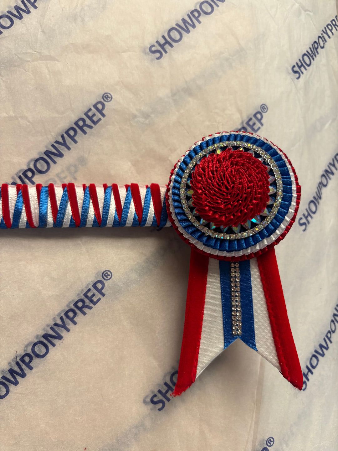 16" Red, White and Blue Browband