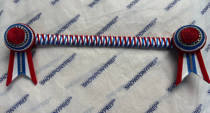 16" Red, White and Blue Browband