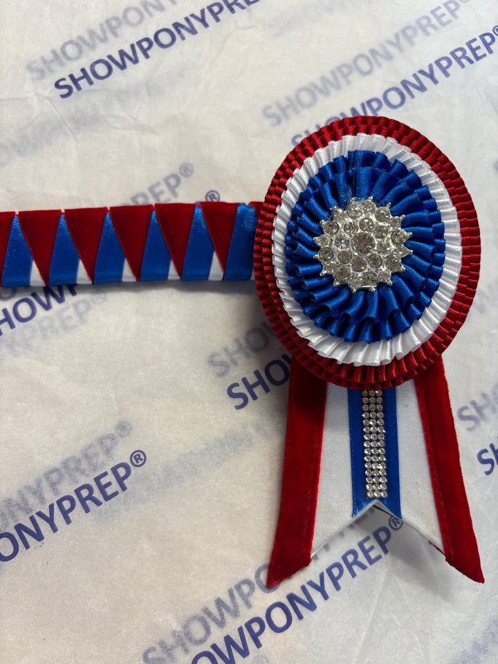 17.5” Red, White and Blue Browband
