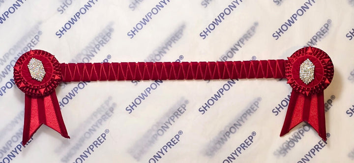 15.5" Red & Silver