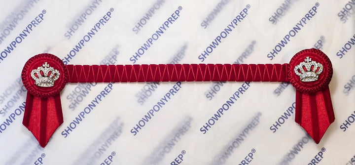 15.5" Red & Silver
