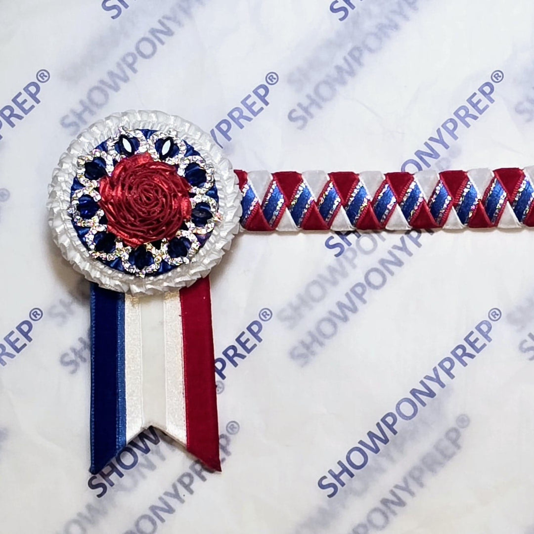 15.5” Red, White & Blue Browband