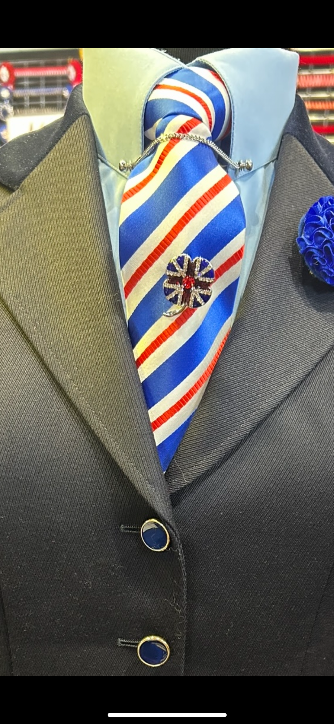 Remembrance Poppy Tie Pin