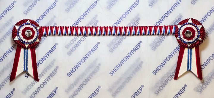 15.5” Red, White & Blue Browband