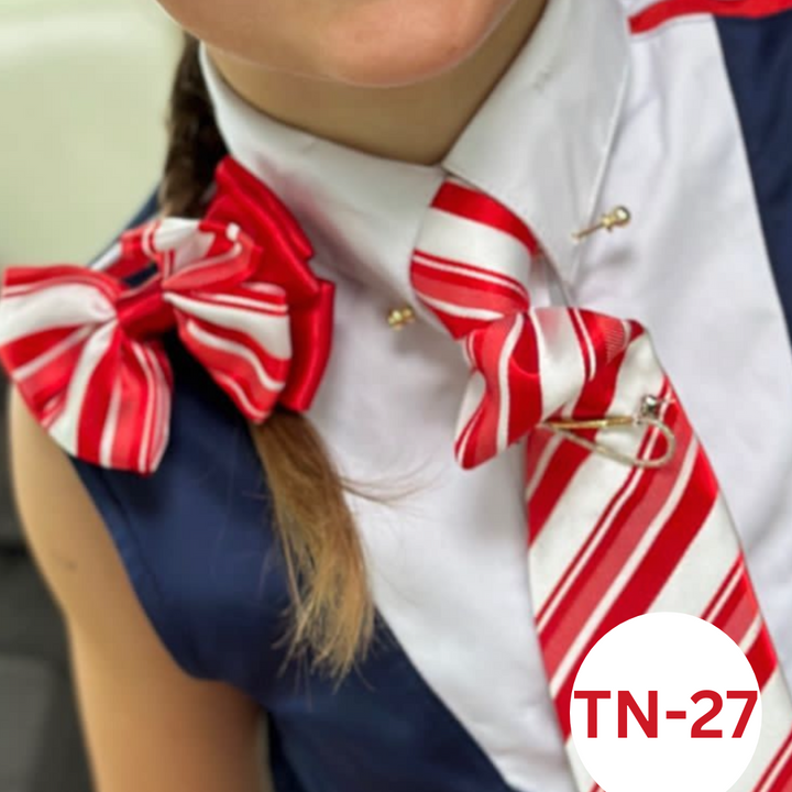 MATCHING ZIP TIE HAIR BOWS