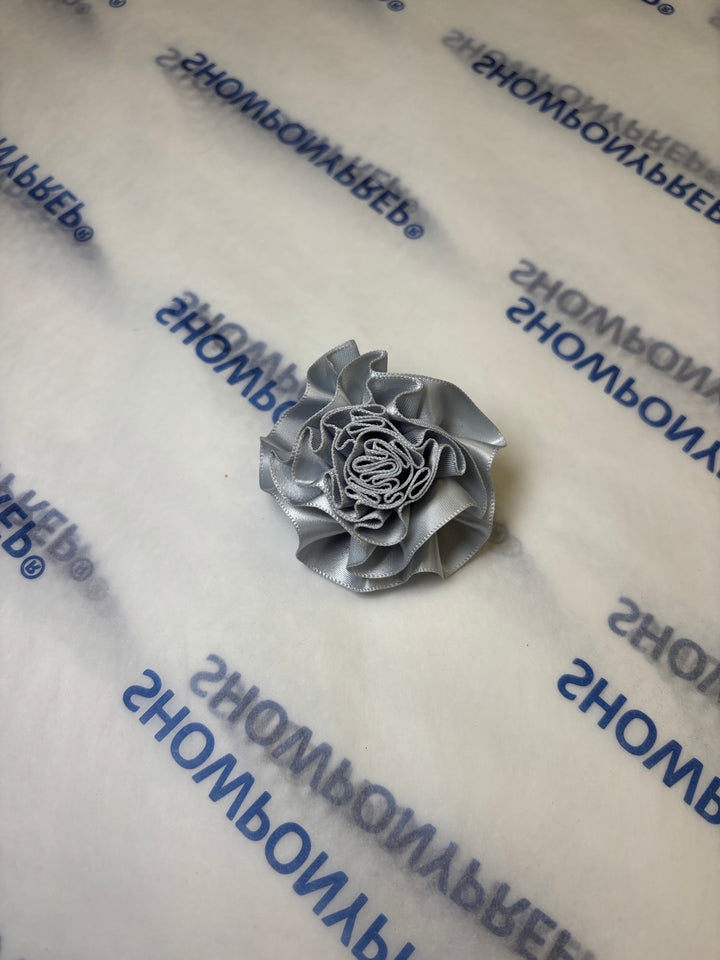Ruffle Carnation Lapel Pin