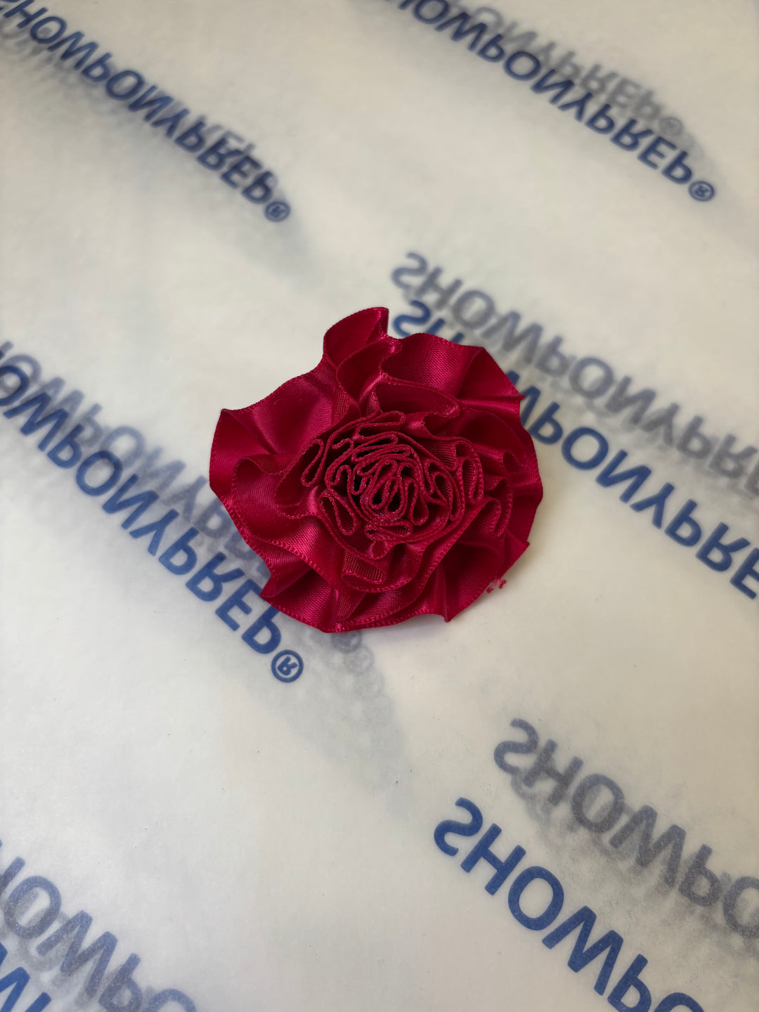 Ruffle Carnation Lapel Pin