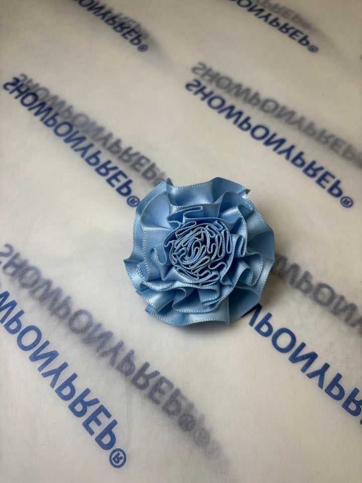 Ruffle Carnation Lapel Pin