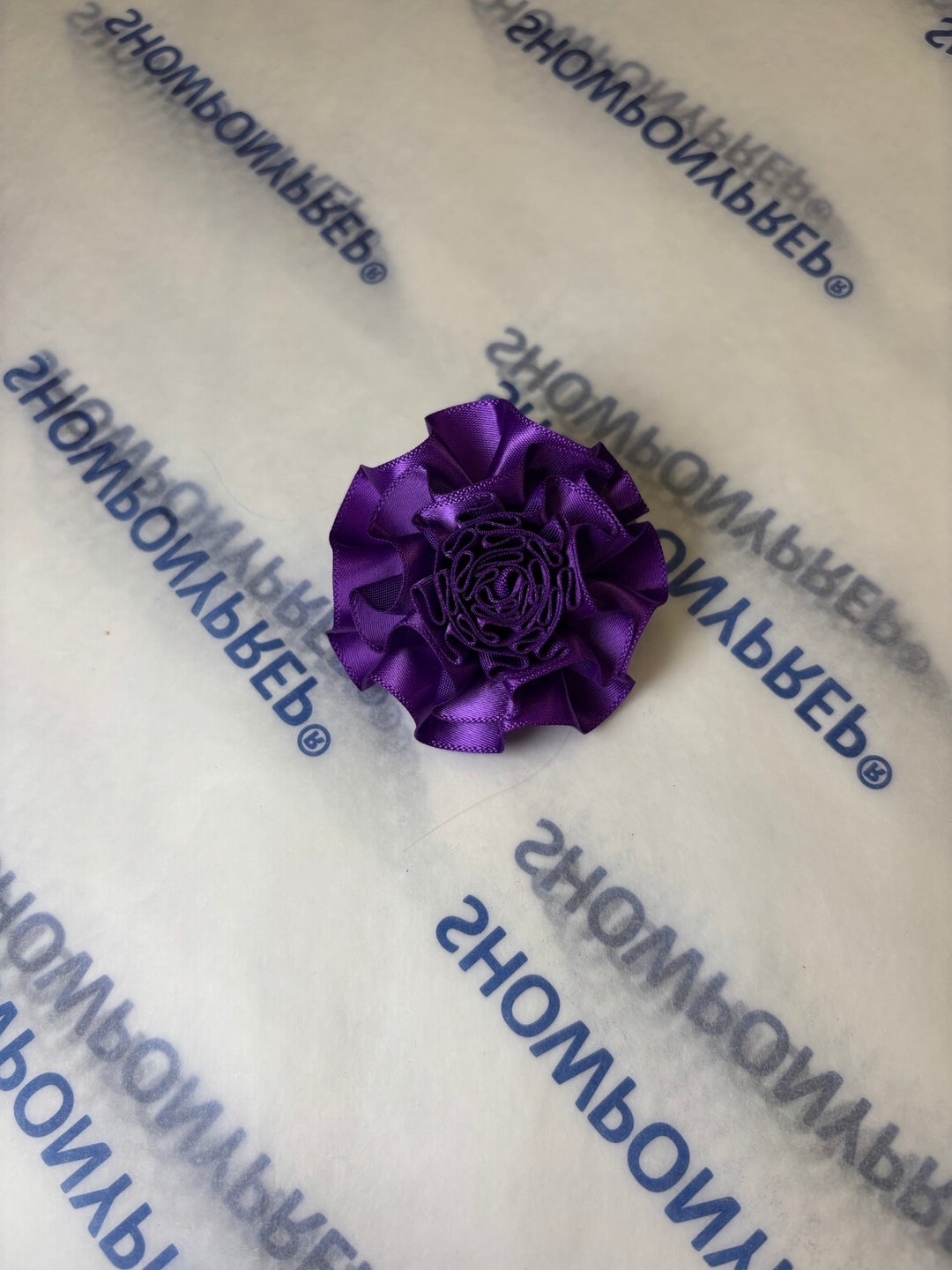 Ruffle Carnation Lapel Pin