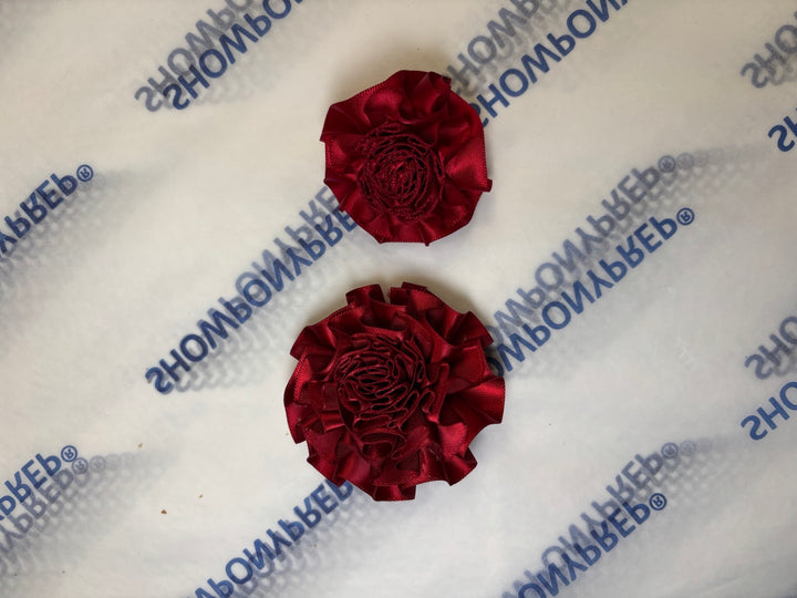 Ruffle Carnation Lapel Pin