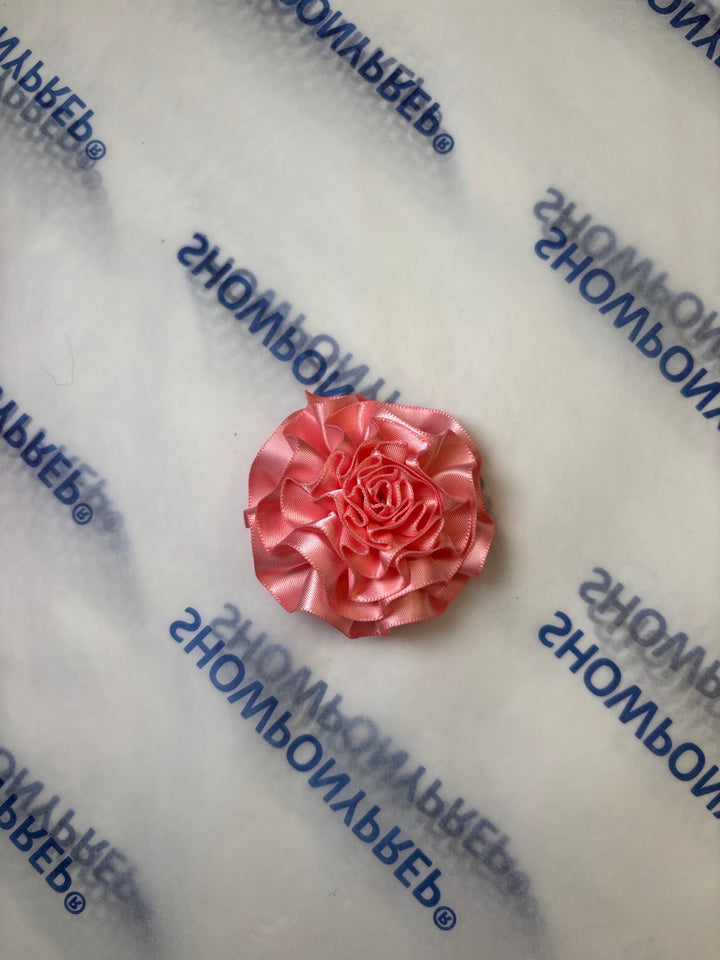 Ruffle Carnation Lapel Pin