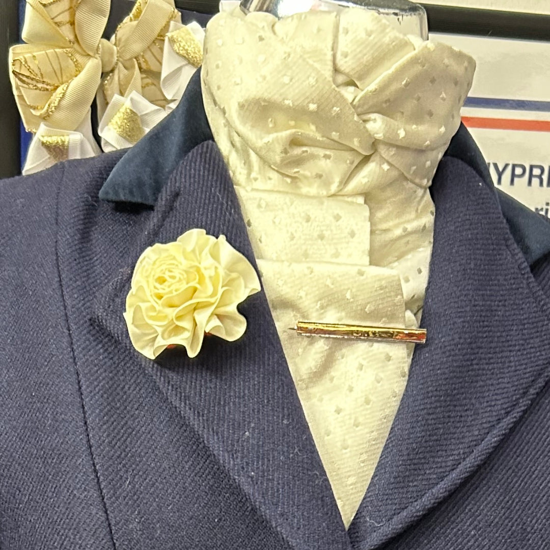 Ruffle Carnation Lapel Pin