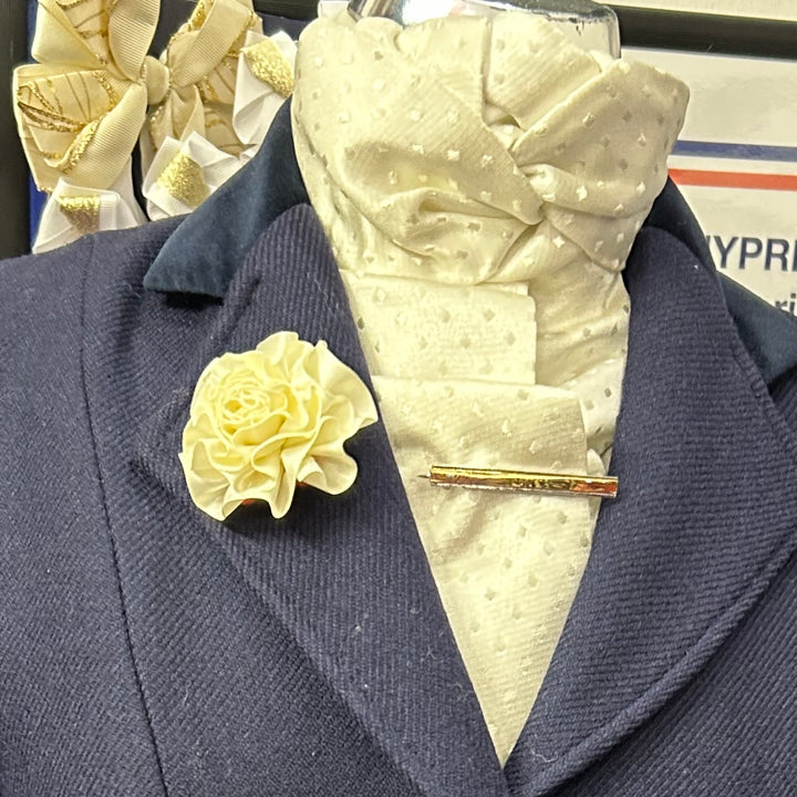 Ruffle Carnation Lapel Pin