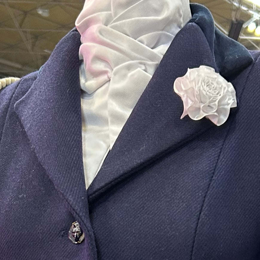 Ruffle Carnation Lapel Pin