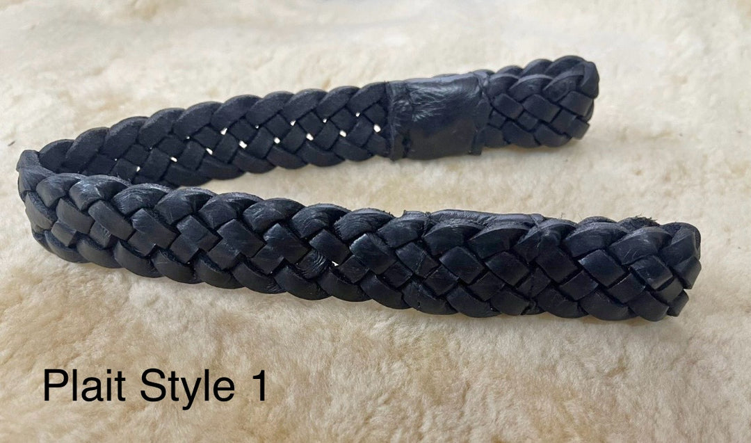 SPP Plaited Leather Browband