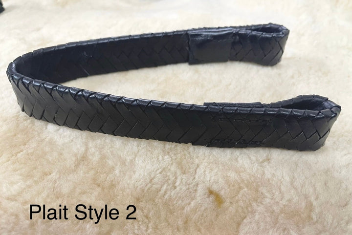 SPP Plaited Leather Browband
