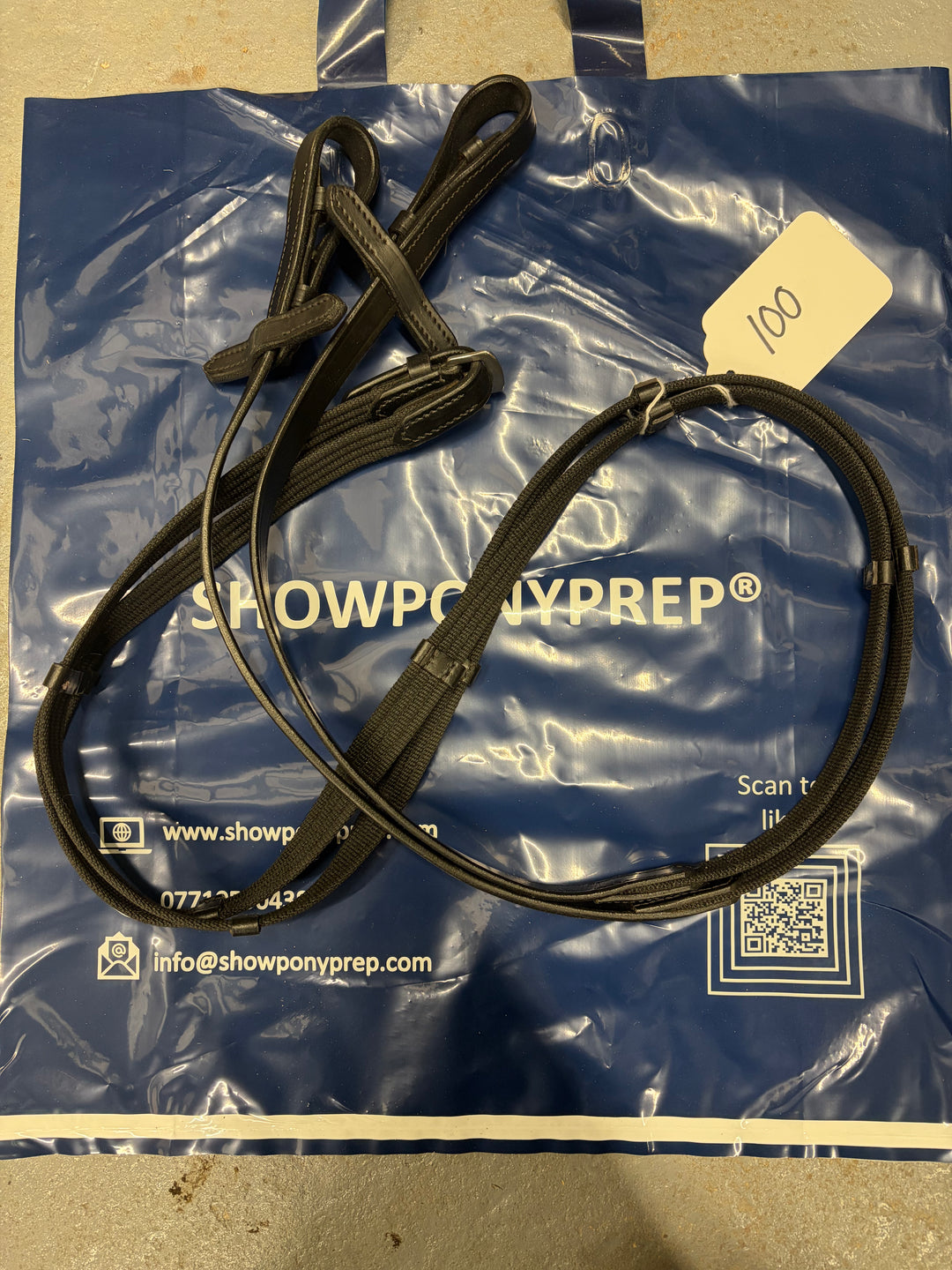 Lot 100 - Black Reins