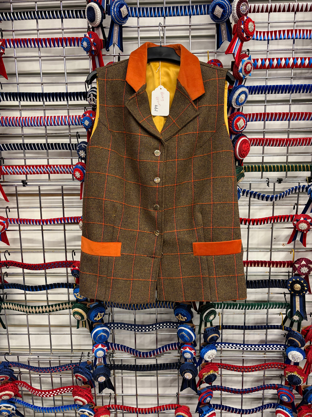 Lot 199 - Brown and Orange Waistcoat