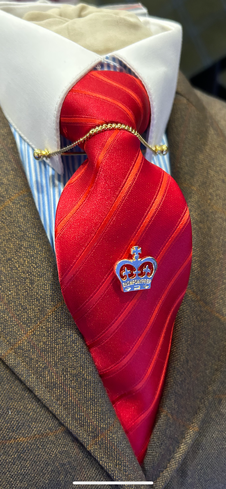 Regal Crown Lapel Pin