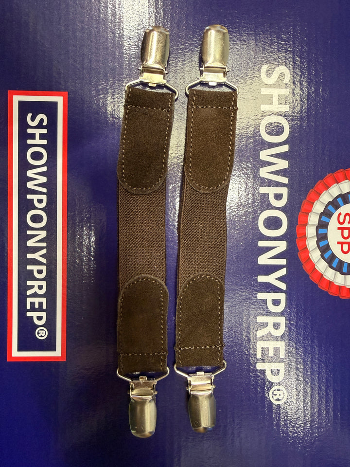 Suede finish jodhpur clips