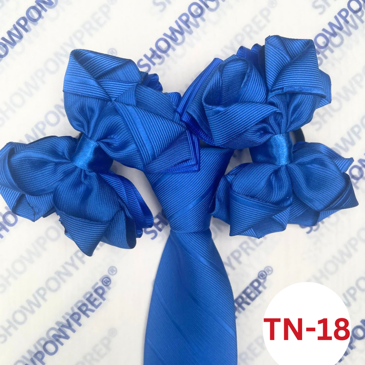 MATCHING ZIP TIE HAIR BOWS