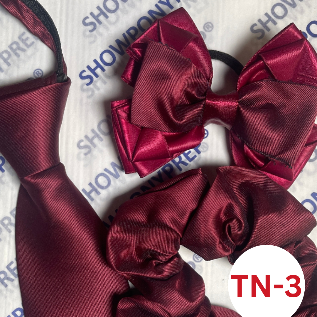 MATCHING ZIP TIE HAIR BOWS