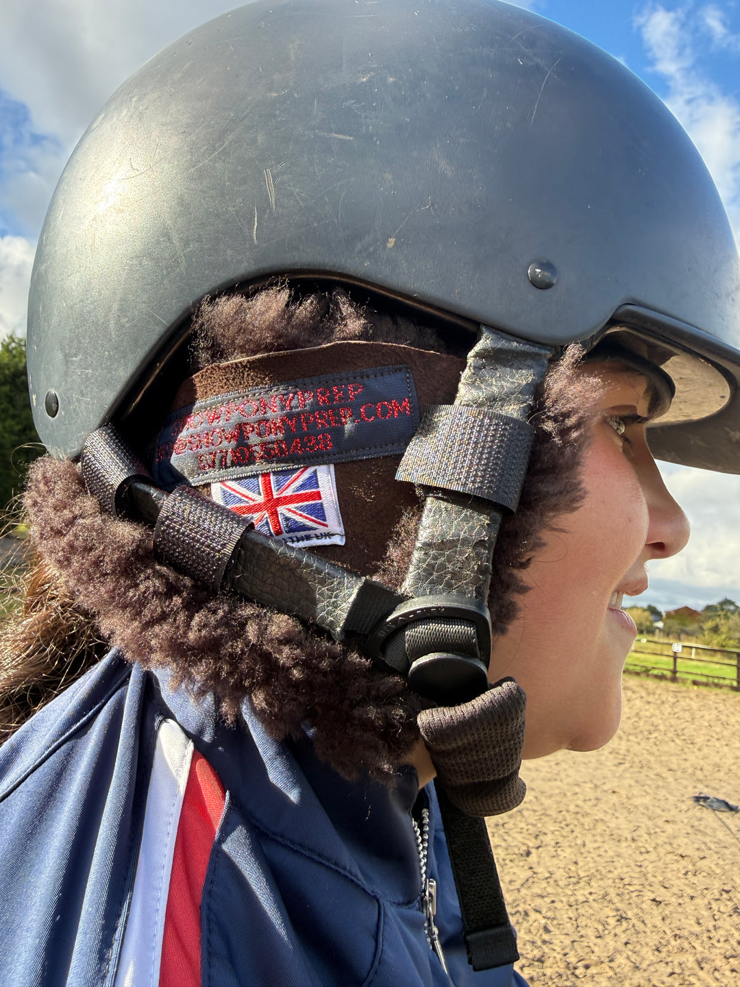 Lambskin “Ride-on” ear warmers