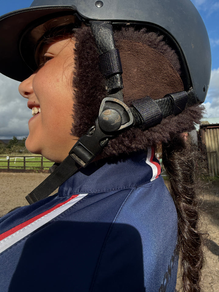Lambskin “Ride-on” ear warmers