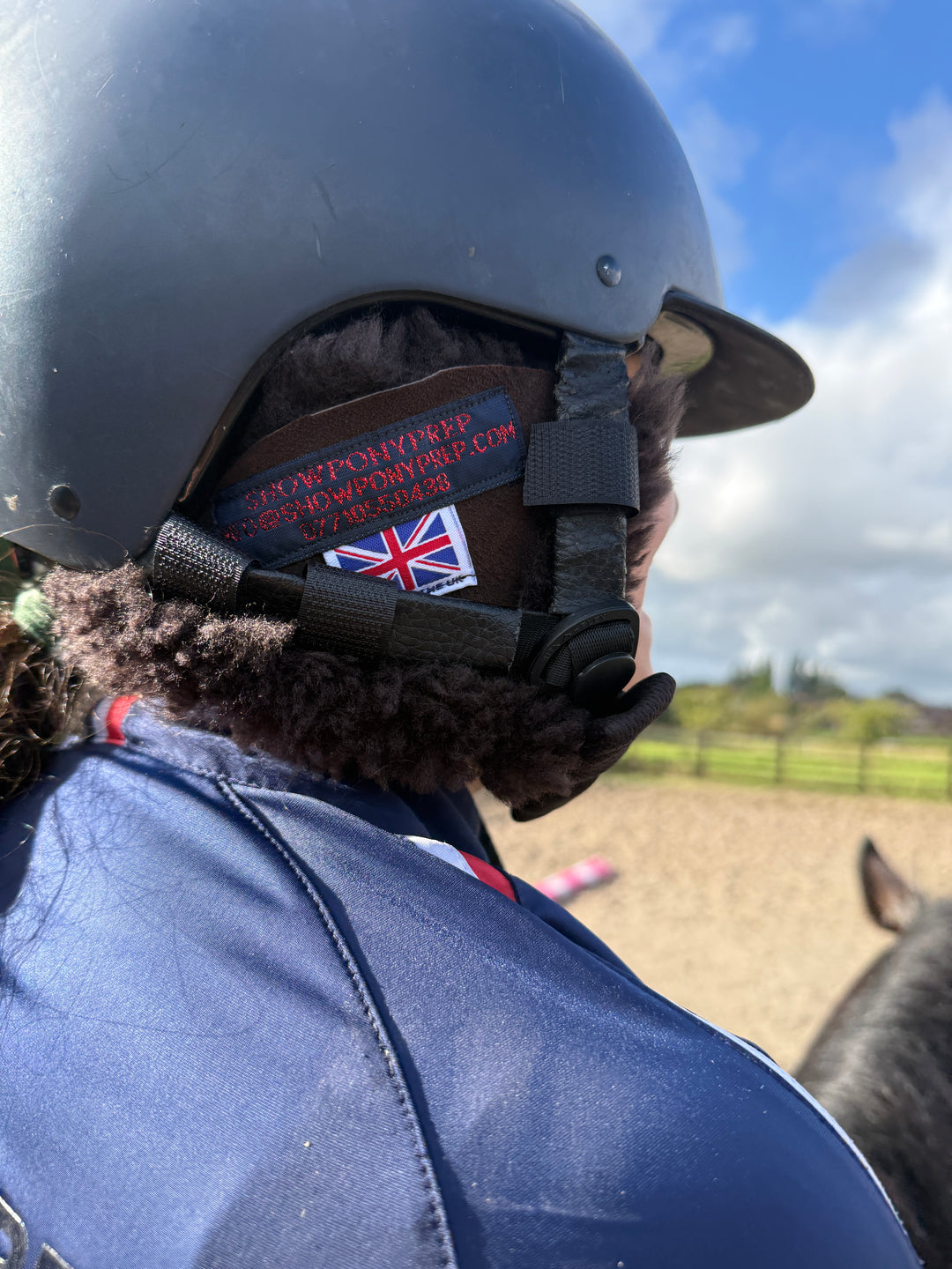 Lambskin “Ride-on” ear warmers
