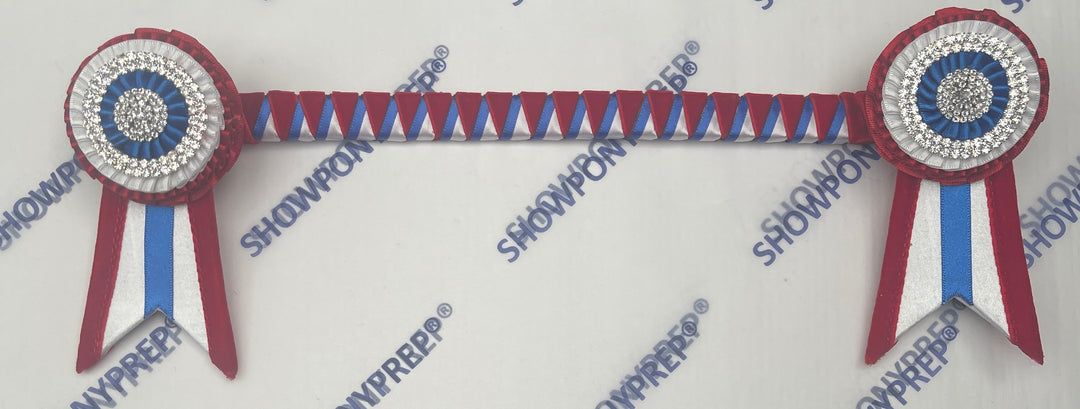 12.5” Red, White & Blue Browband