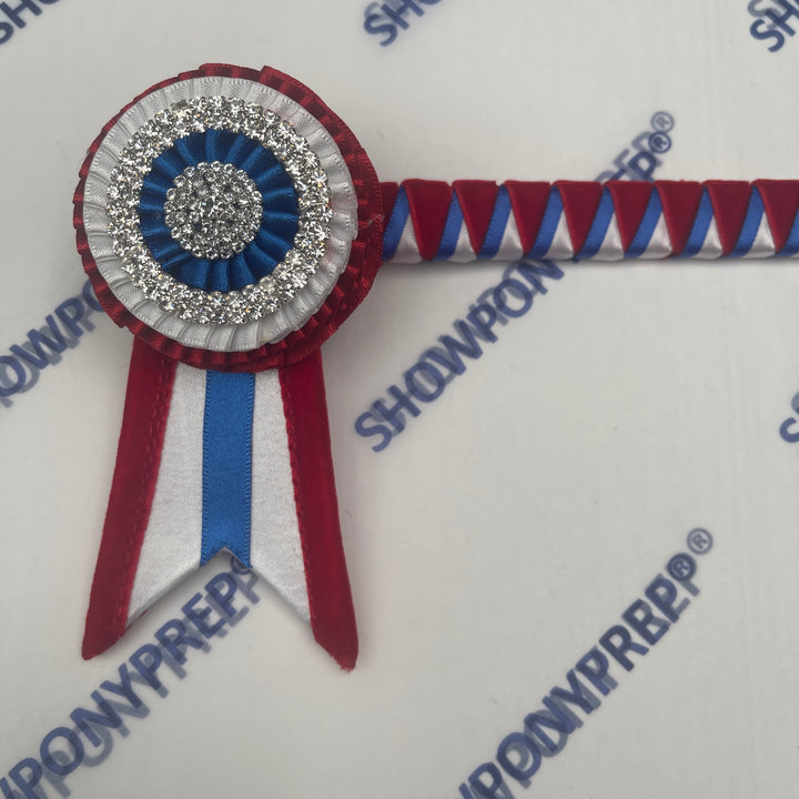12.5” Red, White & Blue Browband