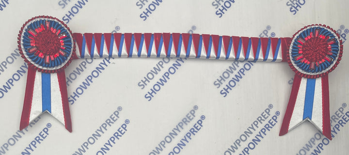 13.5” Red, White & Blue Browband