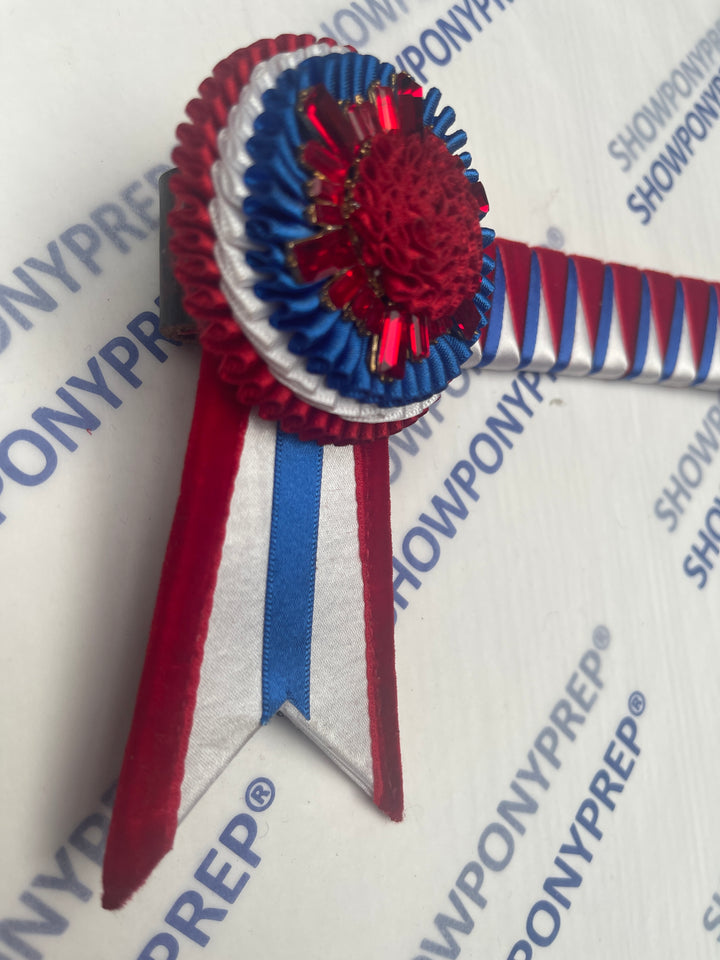 13.5” Red, White & Blue Browband