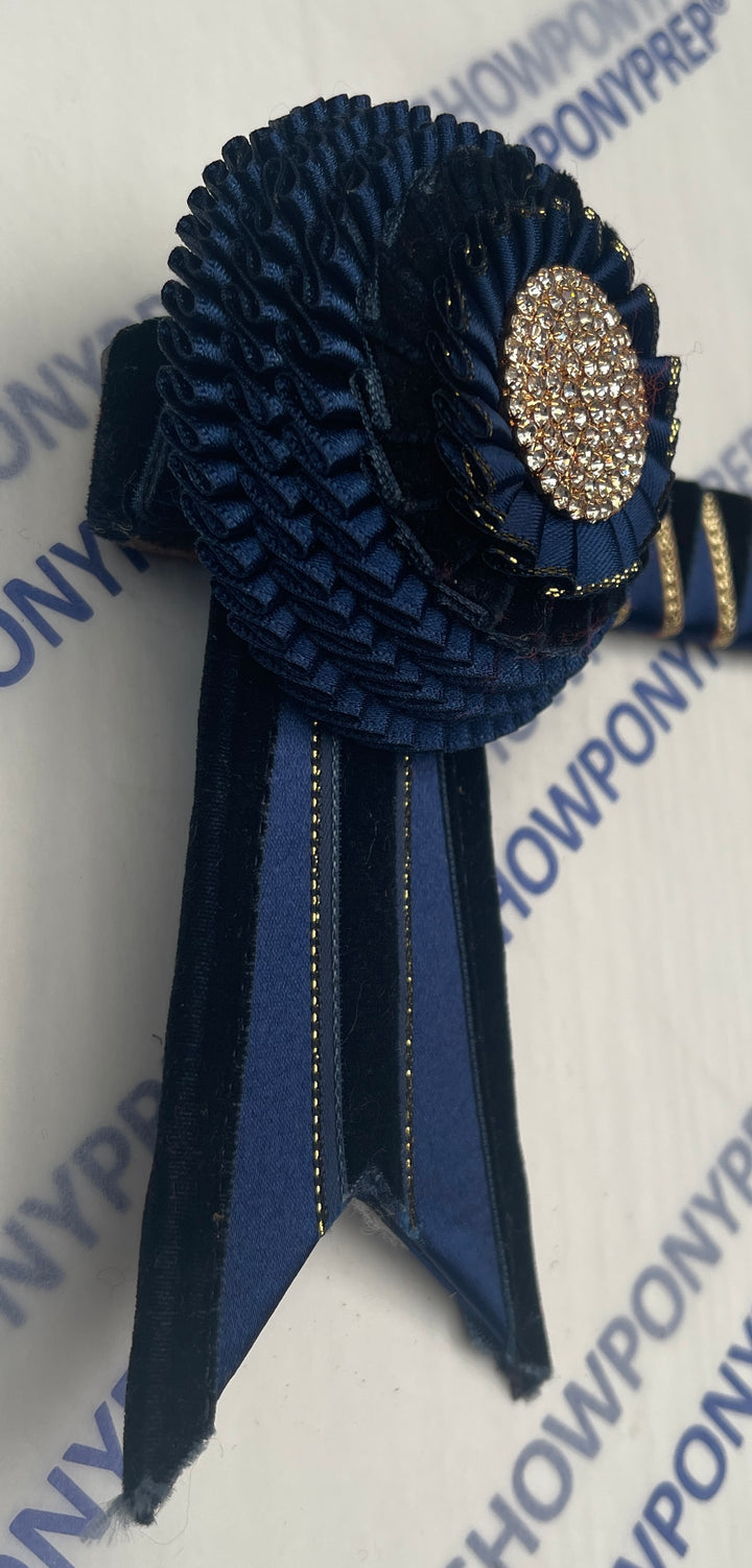 13” Navy & Gold