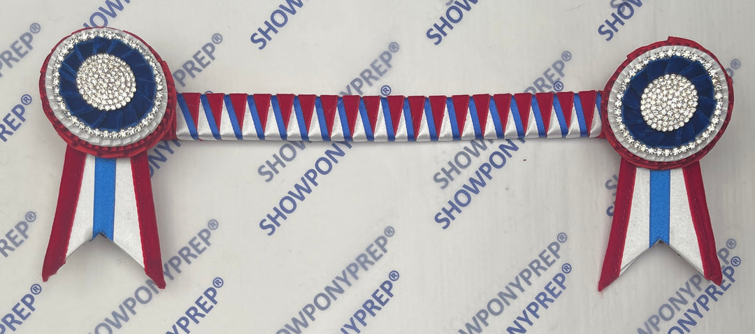 13” Red, White & Blue Browband