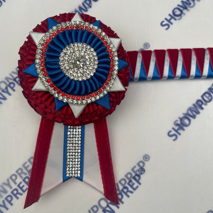 13.5” Red, White & Blue Browband