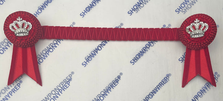 14” Red Crown Browband