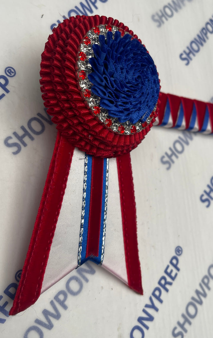 14.5” Red, Blue & White Browband