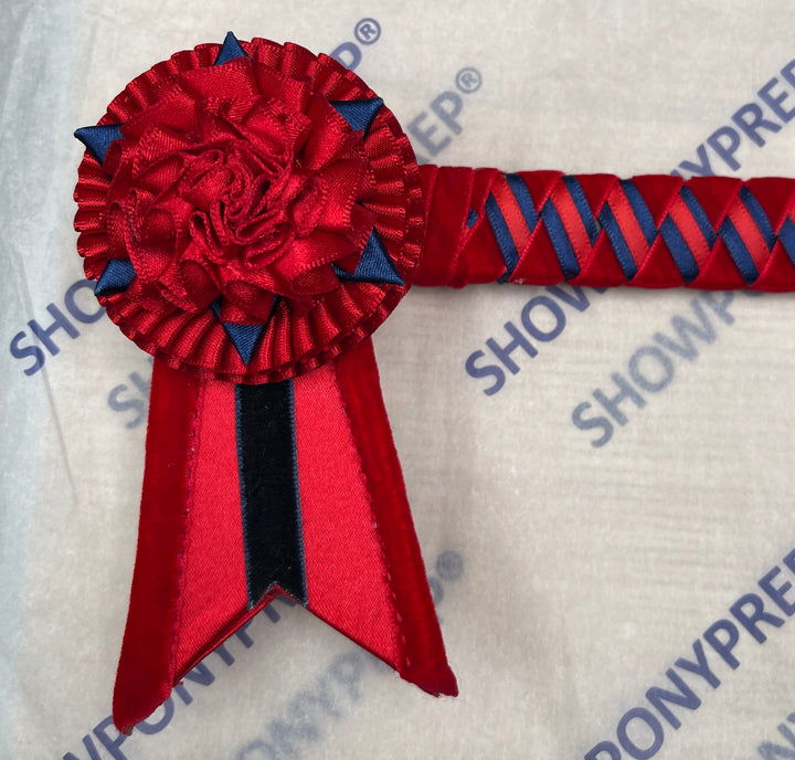 15" Red & Blue Browband