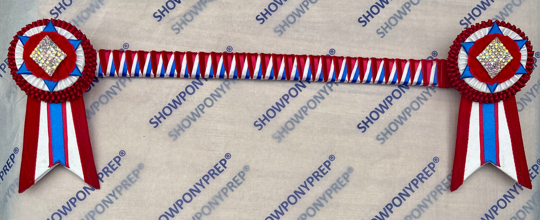16” Red, White & Blue Browband