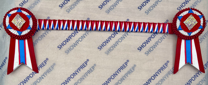 16” Red, White & Blue Browband