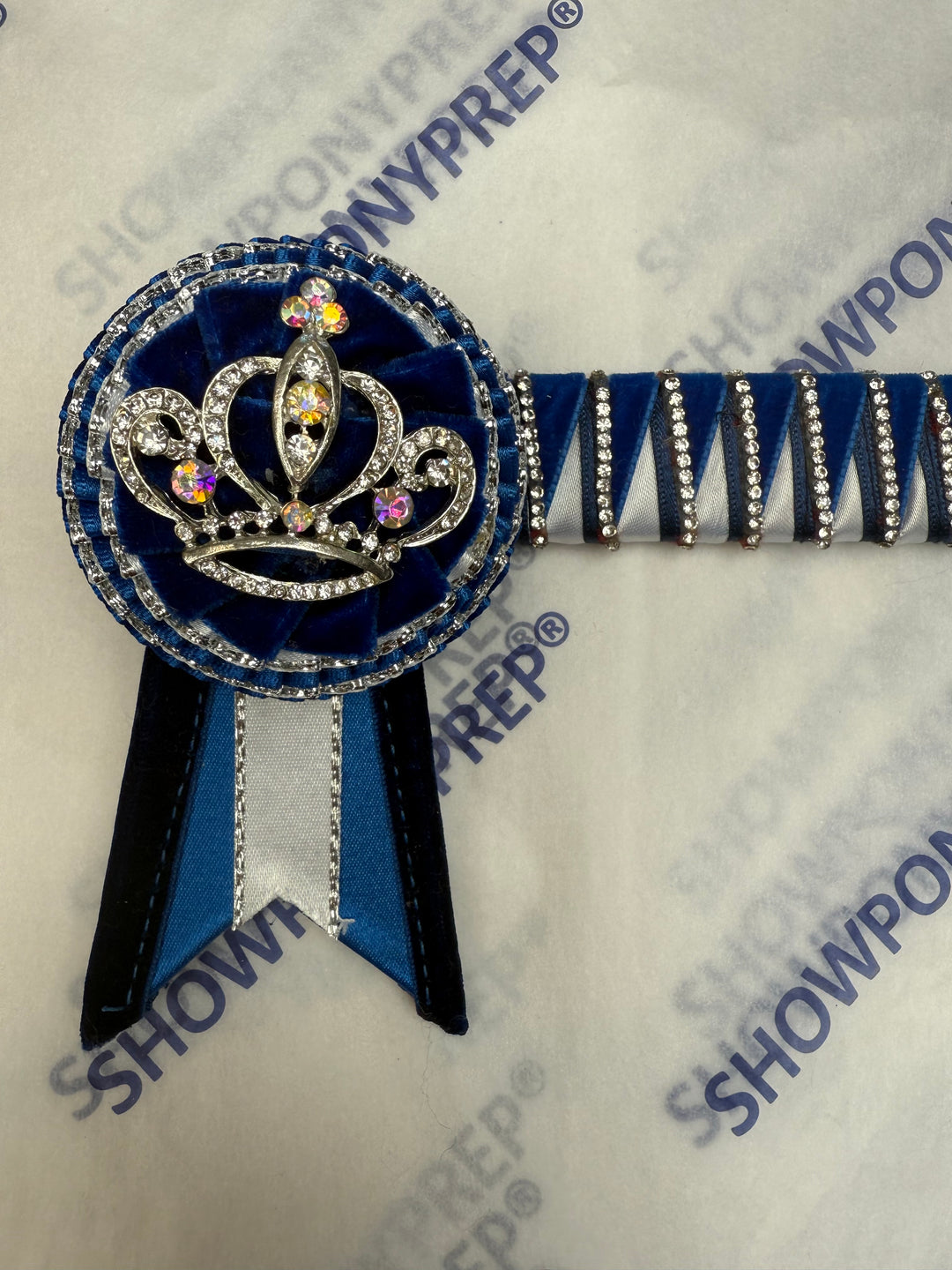 13” Navy, Royal & White Browband