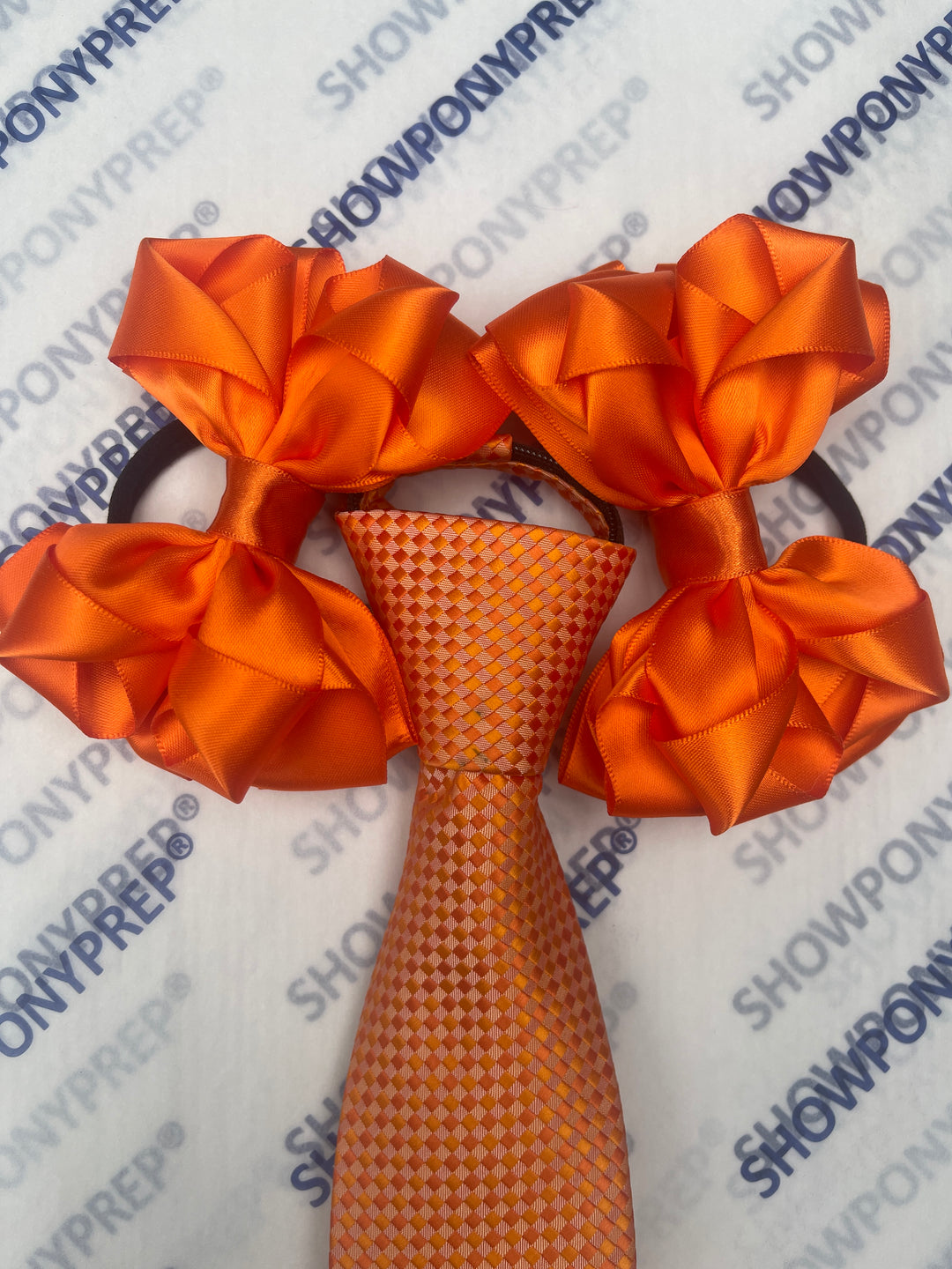 MATCHING ZIP TIE HAIR BOWS