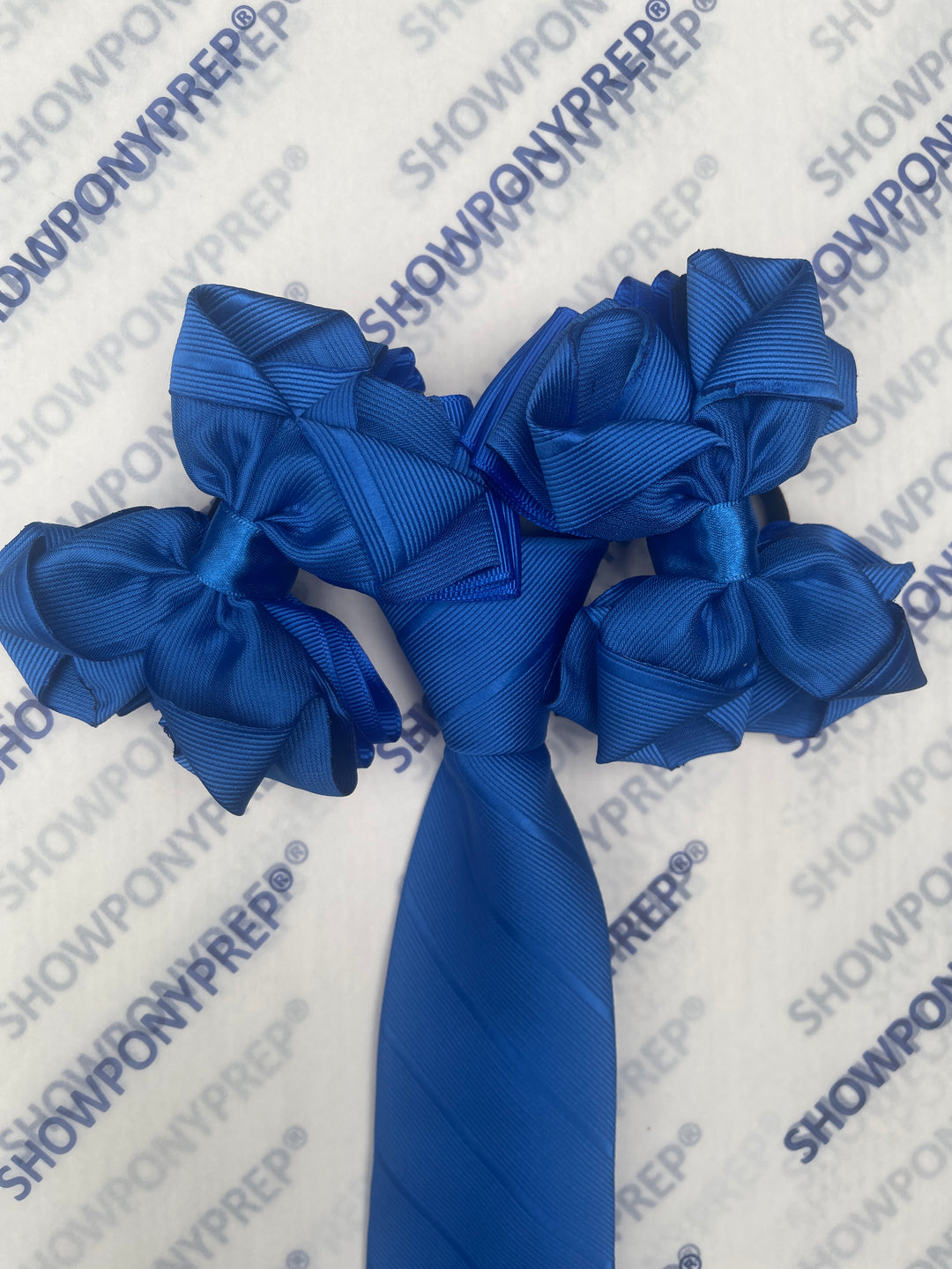 MATCHING ZIP TIE HAIR BOWS